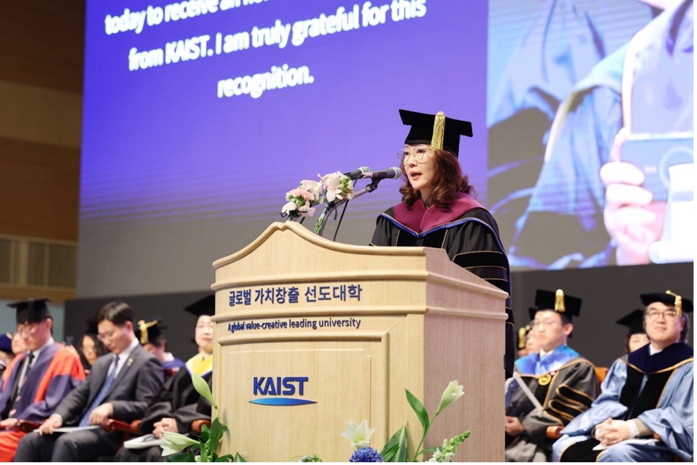 대만 3대 기업 포모사, 왕뤠이위 회장 카이스트 명예박사 학위 수여식